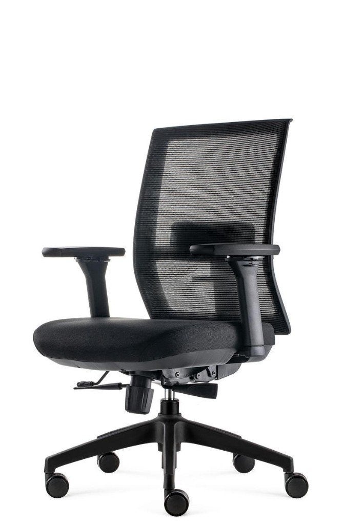 BenS 835-Ergo-4 Ergonomische bureaustoel, Ophalen, Zwart, Zo goed als nieuw, Bureaustoel