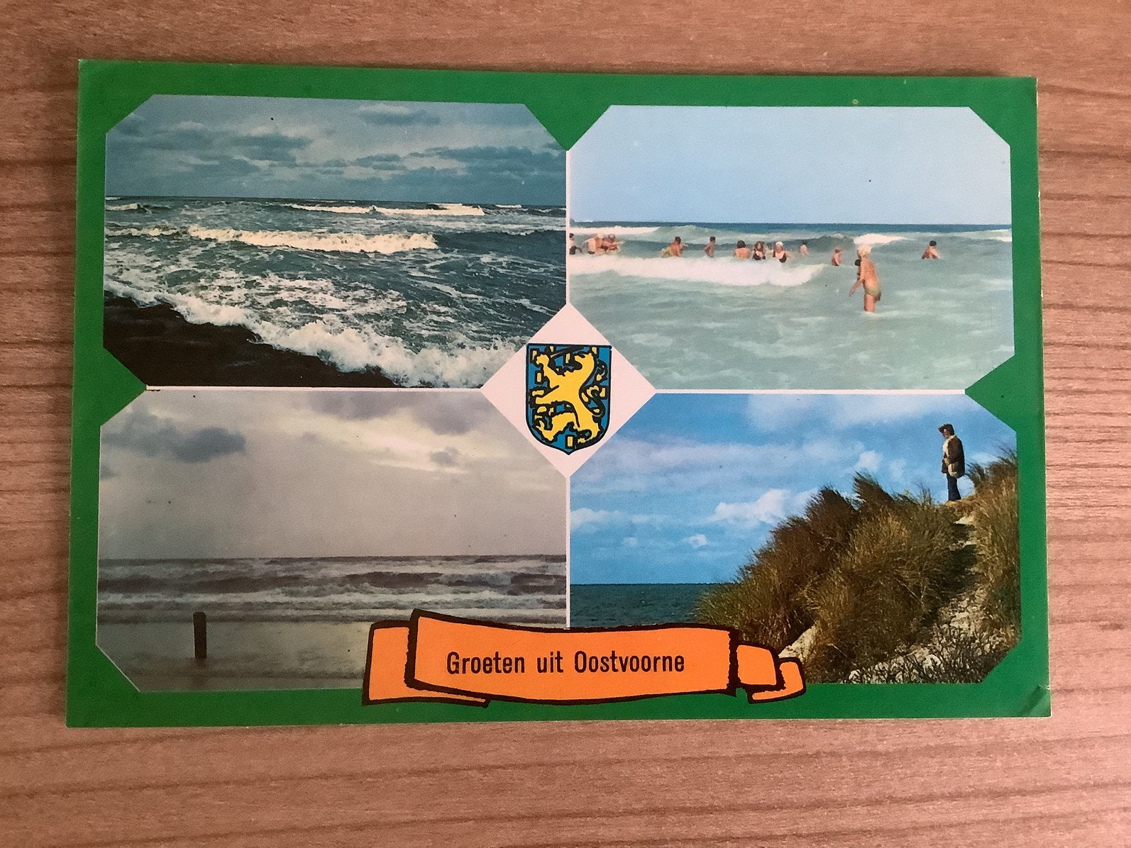 ansichtkaart Oostvoorne, Verzenden, Gelopen