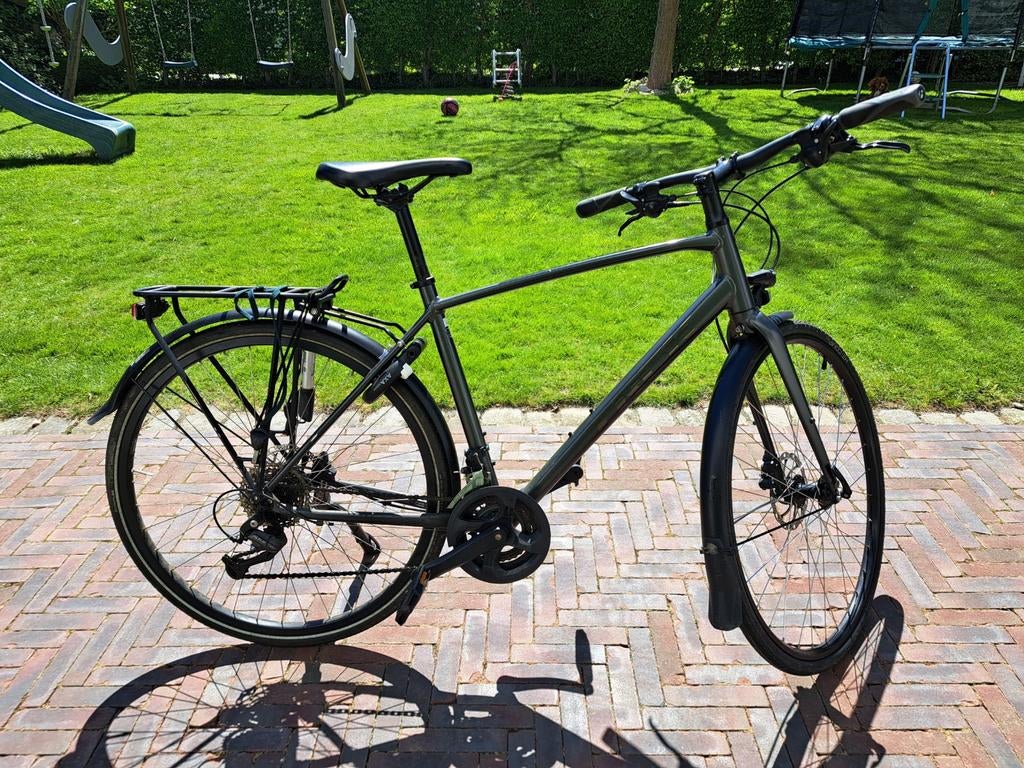 Trek FX 2 Hybride Fiets - Zo goed als nieuw, Fietsen en Brommers, Fietsen | Heren | Herenfietsen, Zo goed als nieuw, Overige merken