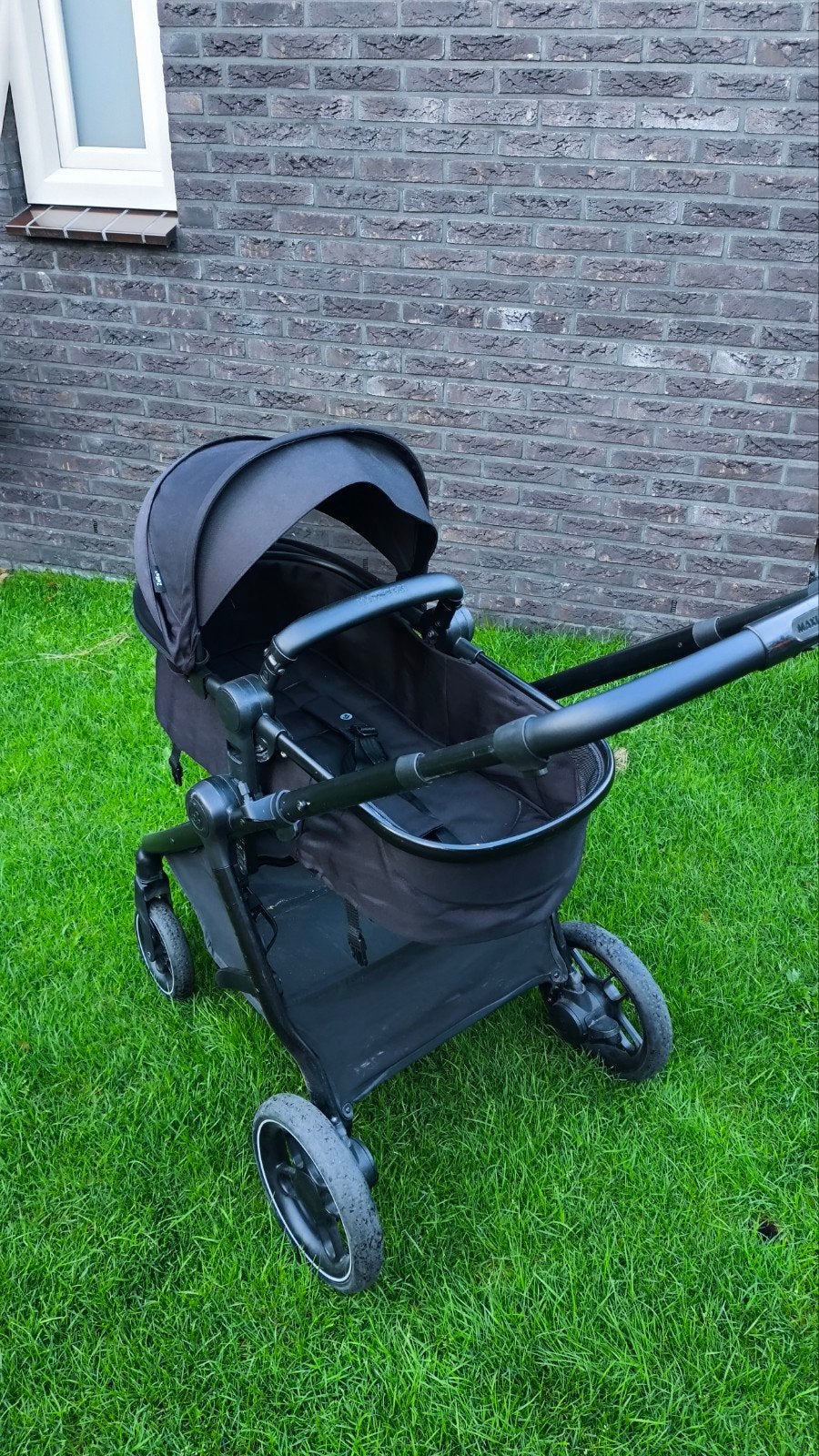 Combi maxi Cosi Zelia 3 + 2x IsoFix, Ophalen, Zo goed als nieuw, Combiwagen, Verstelbare duwstang