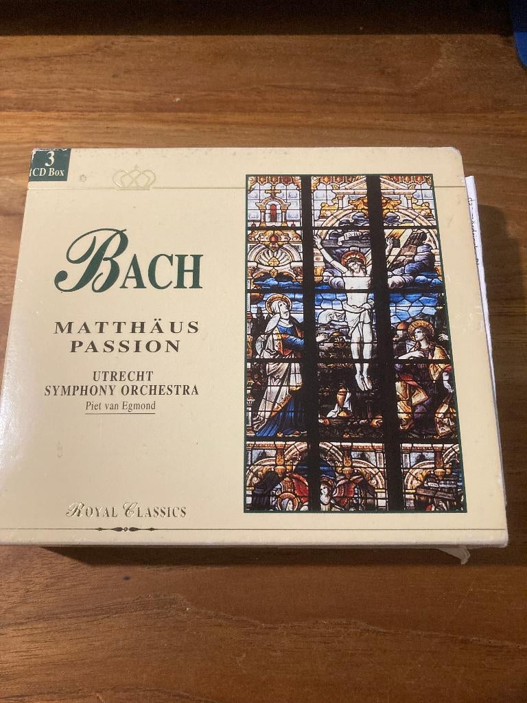 CD Box Bach - Matthaus Passion (3cd / Utrecht Symphony Orche, Cd's en Dvd's, Boxset, Ophalen of Verzenden, Zo goed als nieuw, Classicisme