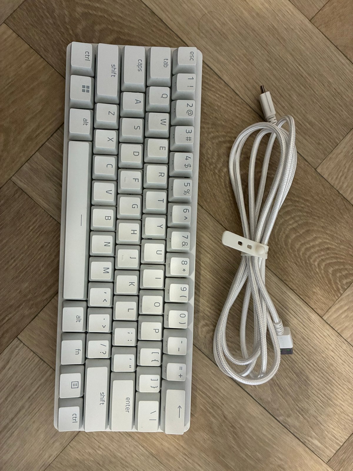 Razer Huntsman Mini white, Computers en Software, Gaming toetsenbord, Ophalen of Verzenden, Zo goed als nieuw, Qwerty