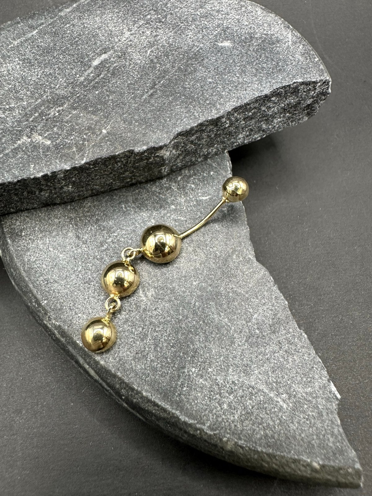 14k Gouden Navelpiercing Nieuw, Ophalen of Verzenden, Nieuw, Goud, Navelpiercing