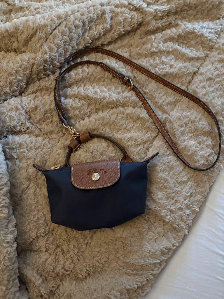 Longchamp tasje mini, Ophalen of Verzenden, Nieuw, Blauw, Handtas
