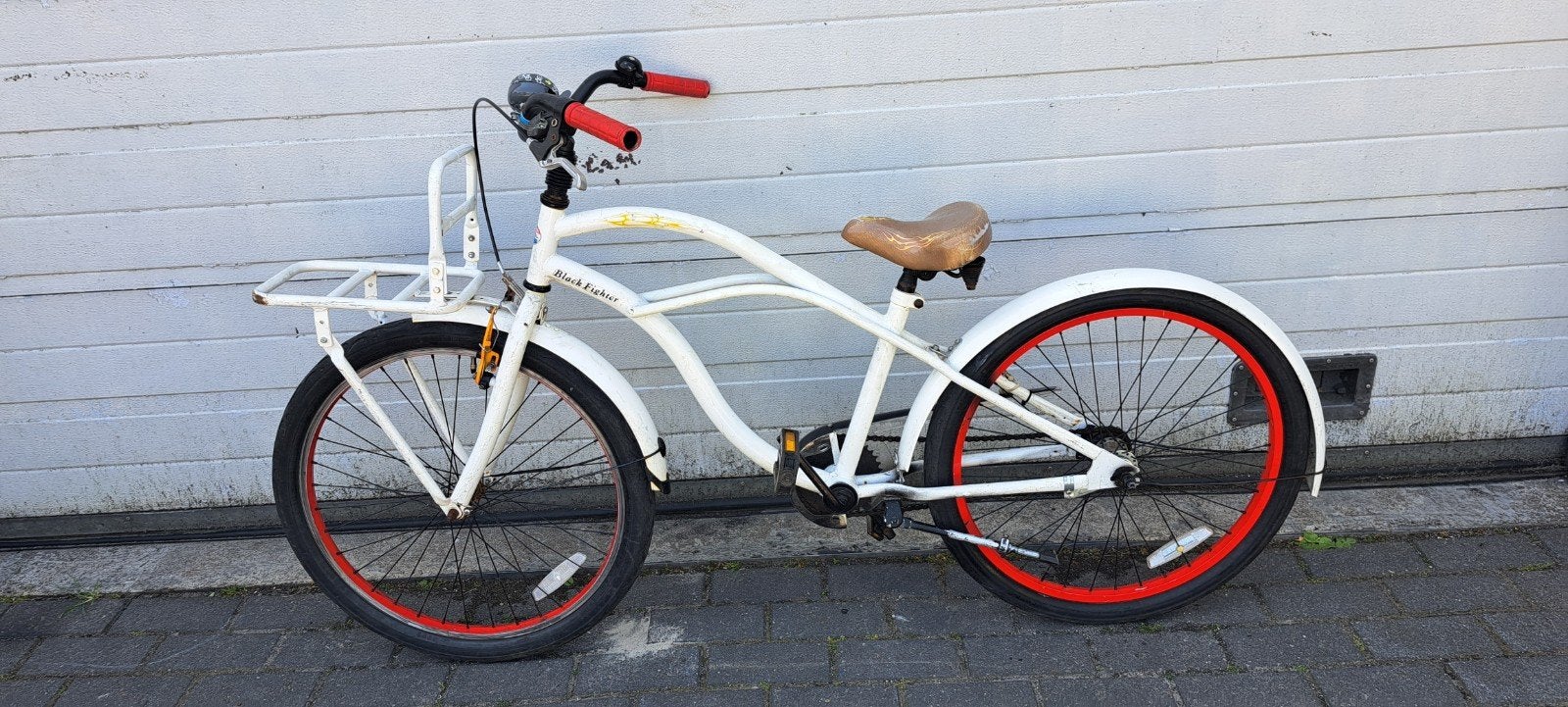 Mooie 26 inch Popal meisjesfiets, Ophalen, Terugtraprem, Staal, Cruiser