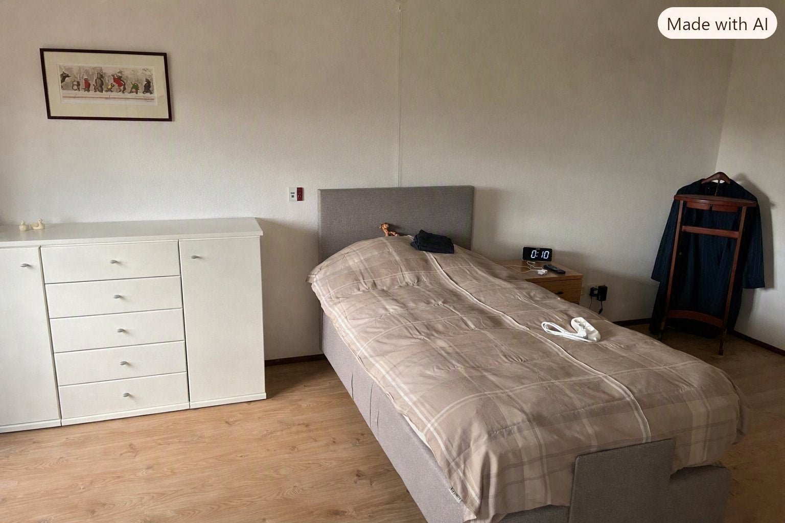Boxspring Care/Comfort maat 100x200 met Pullman matras., Ophalen, Zo goed als nieuw, Eenpersoons