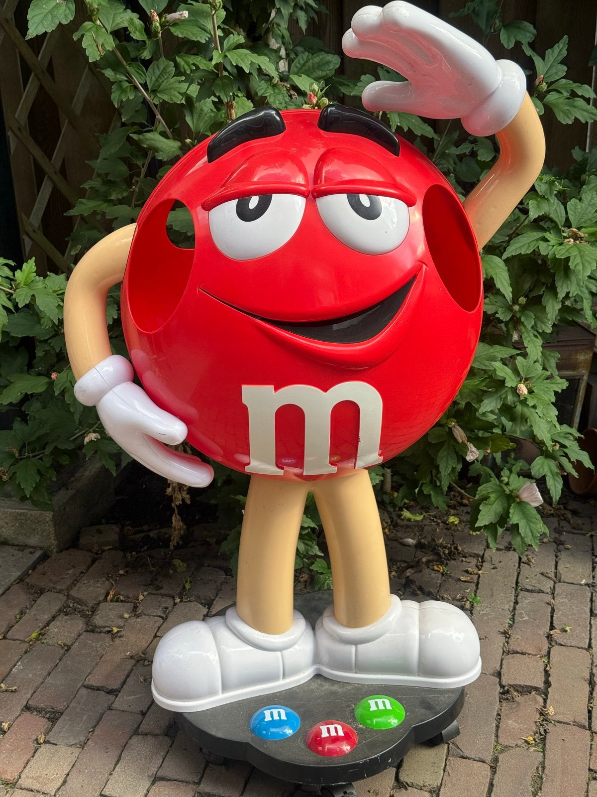XXL Rode M&M Display Beeld - USA Uitvoering, Verzamelen, Ophalen of Verzenden, Gebruikt, Reclamebord