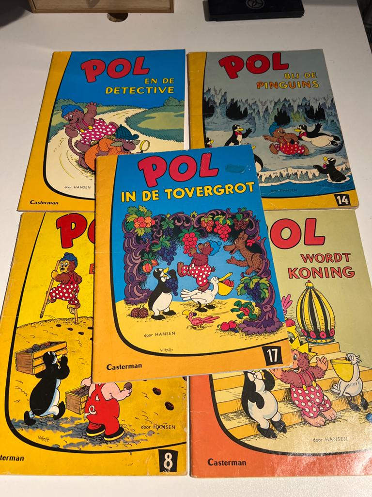 Pol stripboeken - Vintage Casterman collectie, Meerdere stripboeken, Ophalen of Verzenden, Gelezen