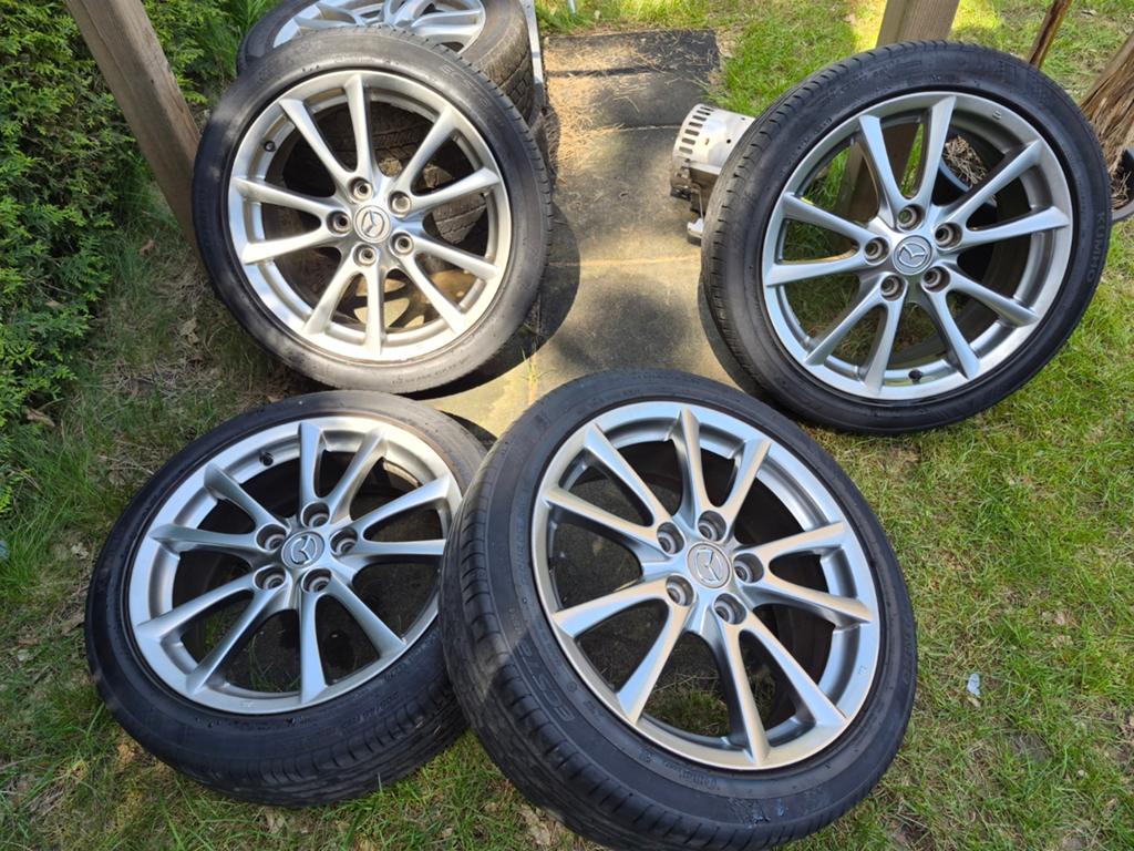 Orig Mazda MX5 NC 17inch Niseko lichtmetalen velgen, Auto-onderdelen, Banden en Velgen, Ophalen, Velg(en), 17 inch, 205 mm