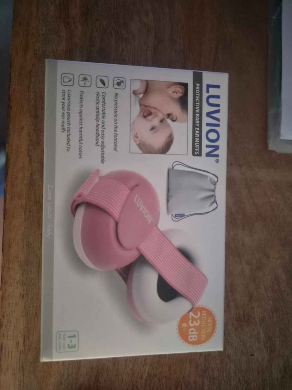Luvion Beschermende Baby Oorkappen - Roze (1-3 jaar) NIEUW, Ophalen, Nieuw