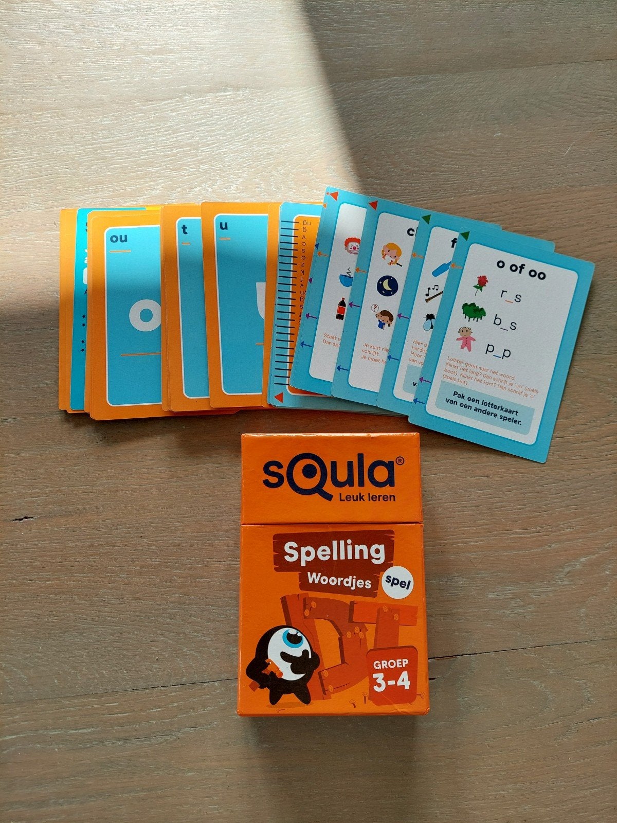 Squla Spelling Woordjes spel Groep 3-4, Ophalen of Verzenden, Zo goed als nieuw, Taal en Lezen