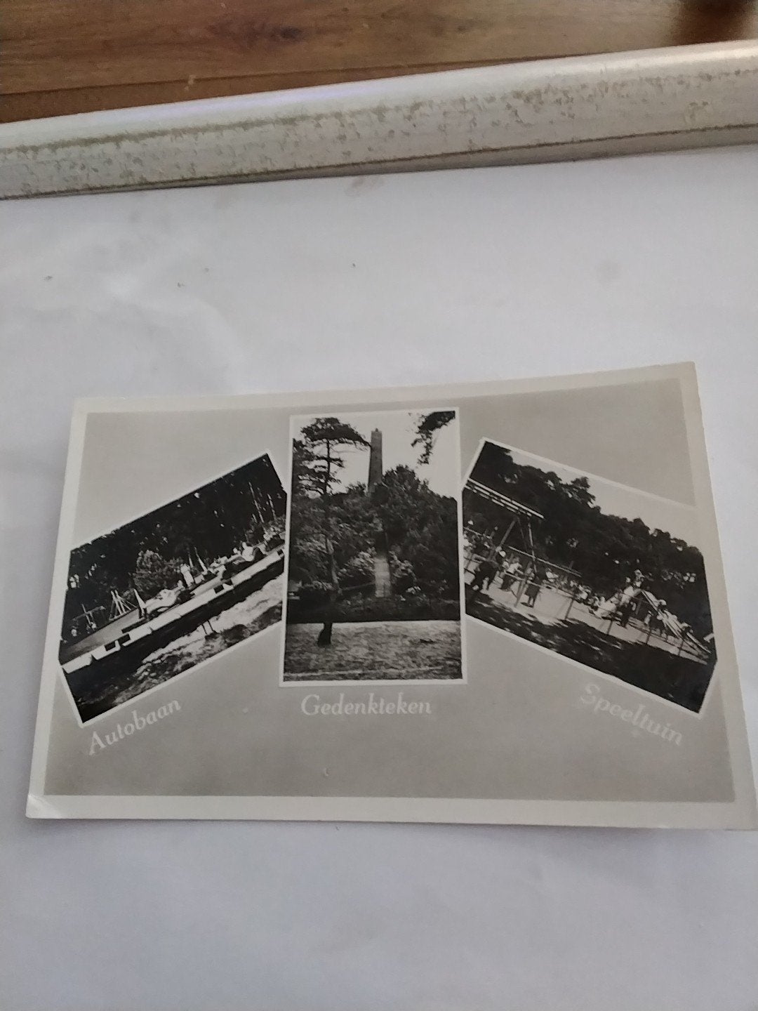 kaart Hotel-Café-Restaurant De Pyramide van Austerlitz, Ophalen of Verzenden, 1960 tot 1980