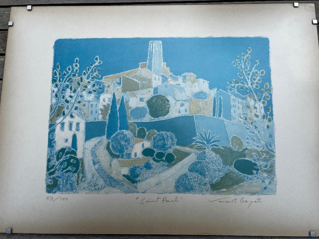Litho 'Saint Paul', Antiek en Kunst, Kunst | Litho's en Zeefdrukken, Ophalen of Verzenden