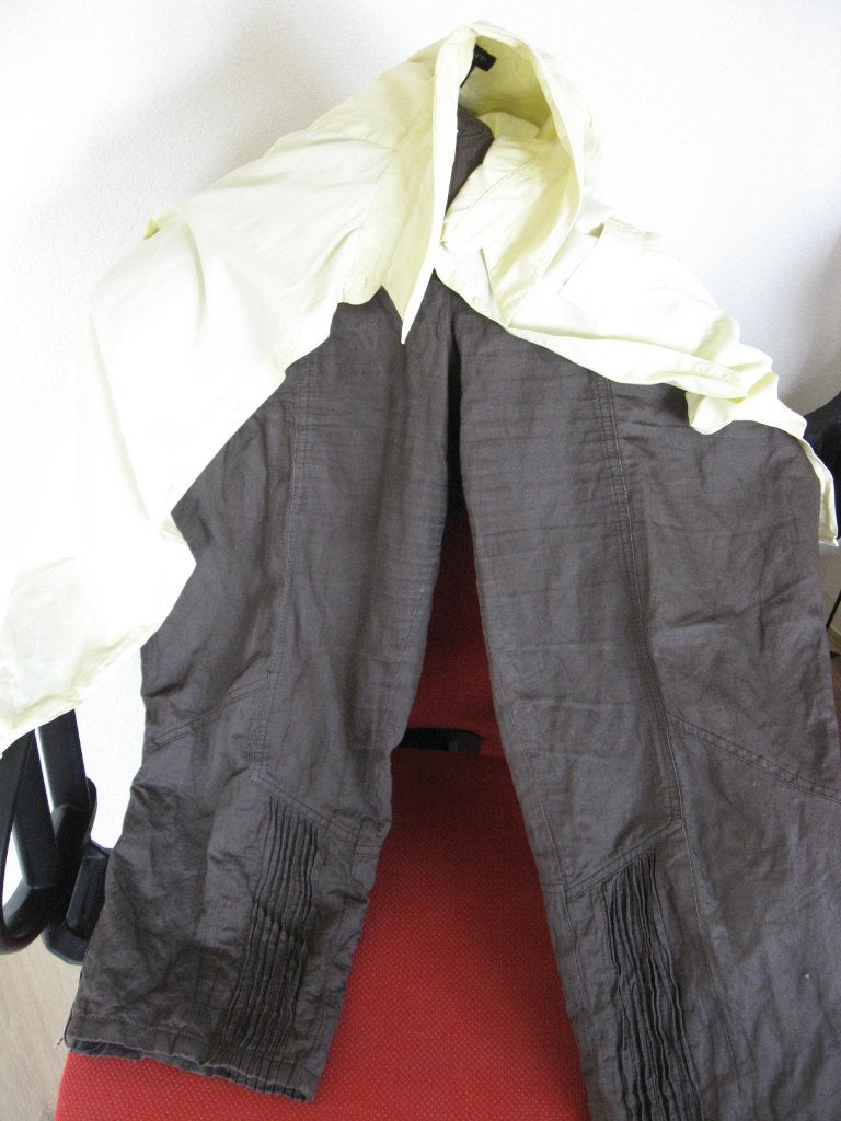 Damesbroeken (b), Kleding | Dames, Broeken en Pantalons, Gedragen, Maat 42/44 (L), Overige kleuren, Lang, Ophalen of Verzenden