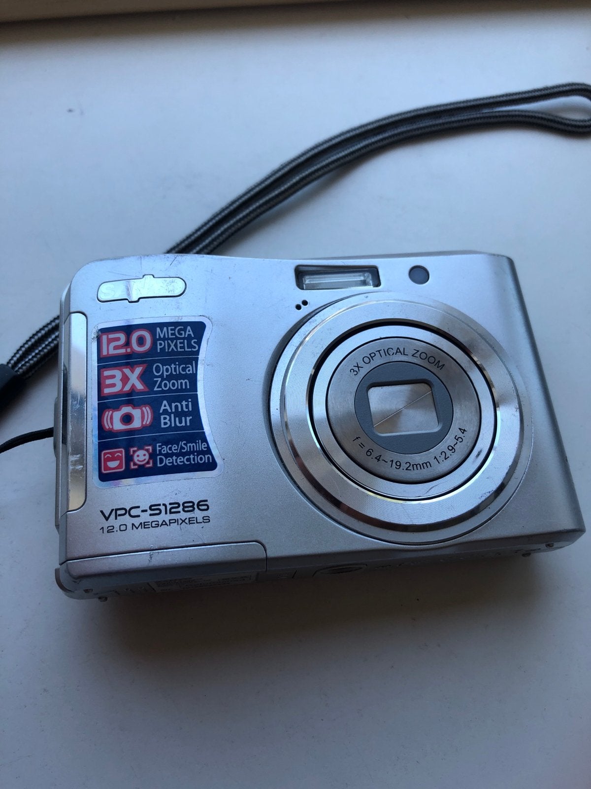Sanyo VPC-S1286 Compactcamera - 12.0 Megapixels, 3x Zoom, Ingebouwde flitser, Refurbished, Ophalen of Verzenden, Compactcamera