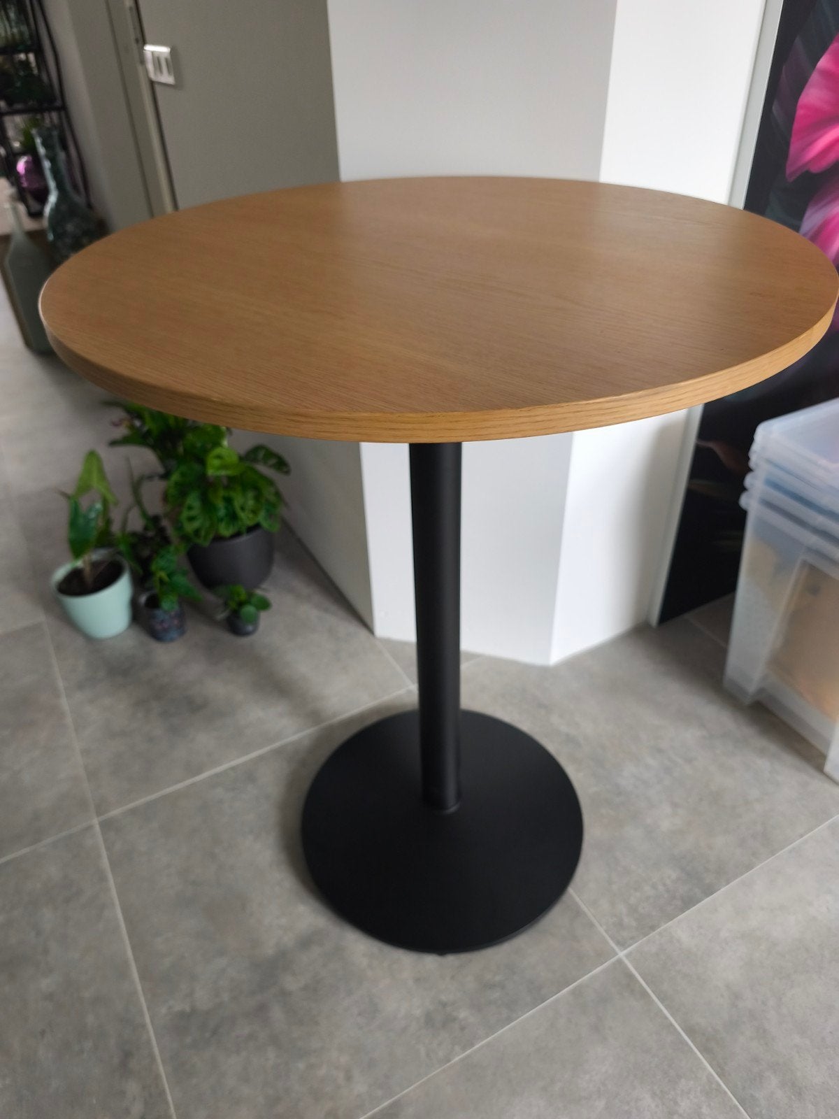 Lammhults (bijzet) tafel - Ø 60 cm, hoogte 90 cm, Ophalen, Zo goed als nieuw