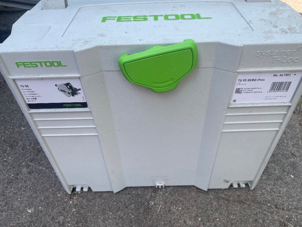 Festo TS 55 REBQ plus  invalzaag me extra zaagbladen, Ophalen, Invalzaag, Zo goed als nieuw, 30 tot 70 mm