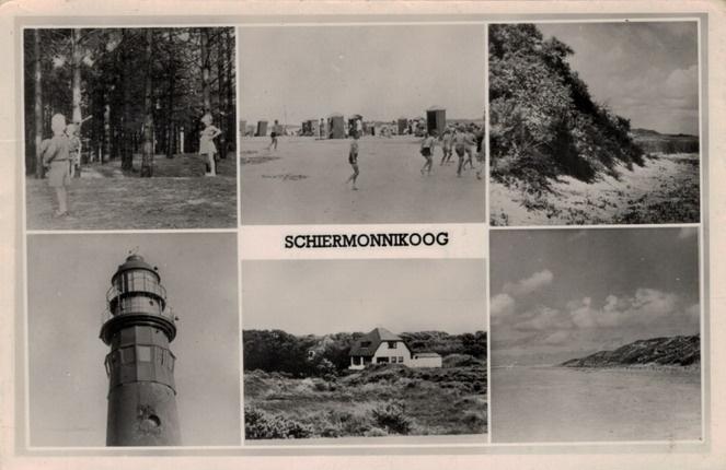 Schiermonnikoog, Verzenden, 1940 tot 1960, Gelopen, Waddeneilanden