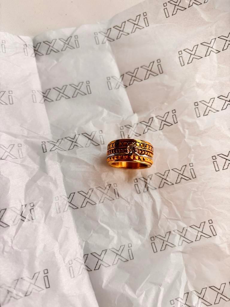 NIEUW ixxxi combi ring, Nieuw, Ophalen of Verzenden, 17 tot 18, Dame of Heer
