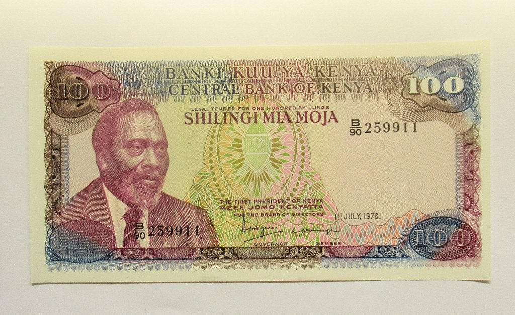 Kenia 100 Shillings 1978, Postzegels en Munten, Verzenden, Overige landen