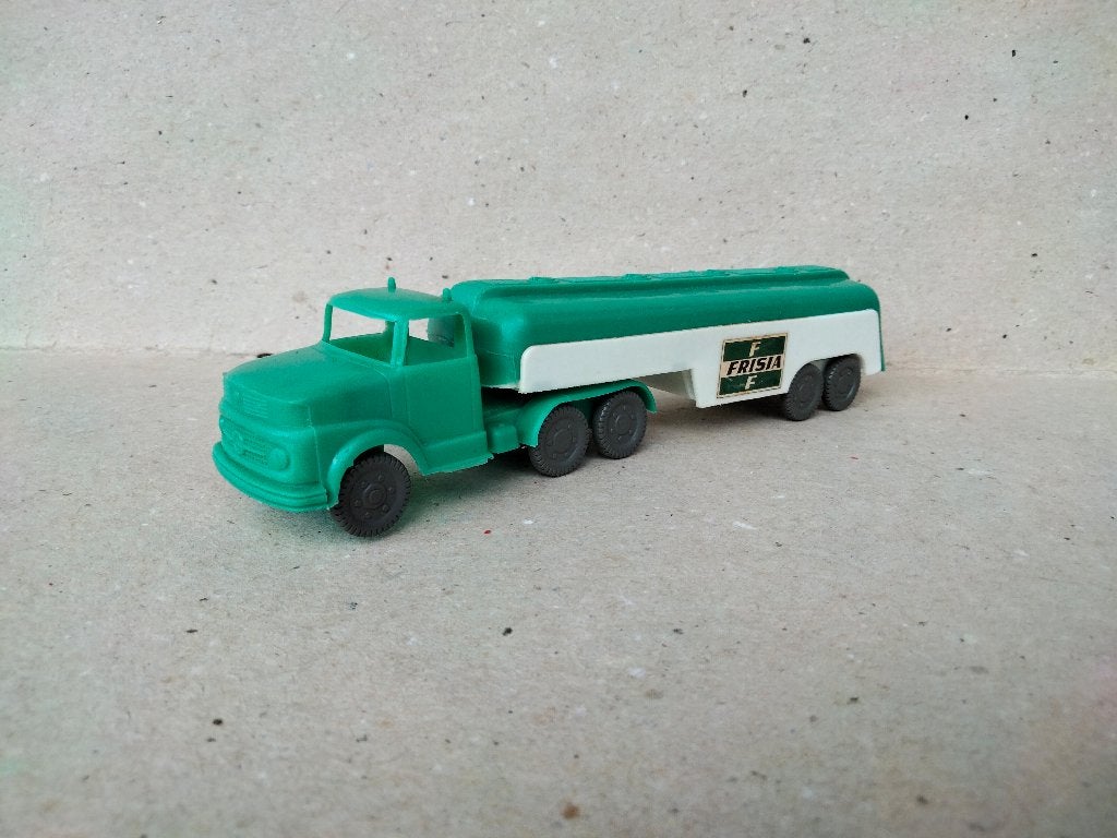ROCO = MERCESDES TRUCK BENZIN TRAILER, Ophalen of Verzenden, Gebruikt, Bus of Vrachtwagen