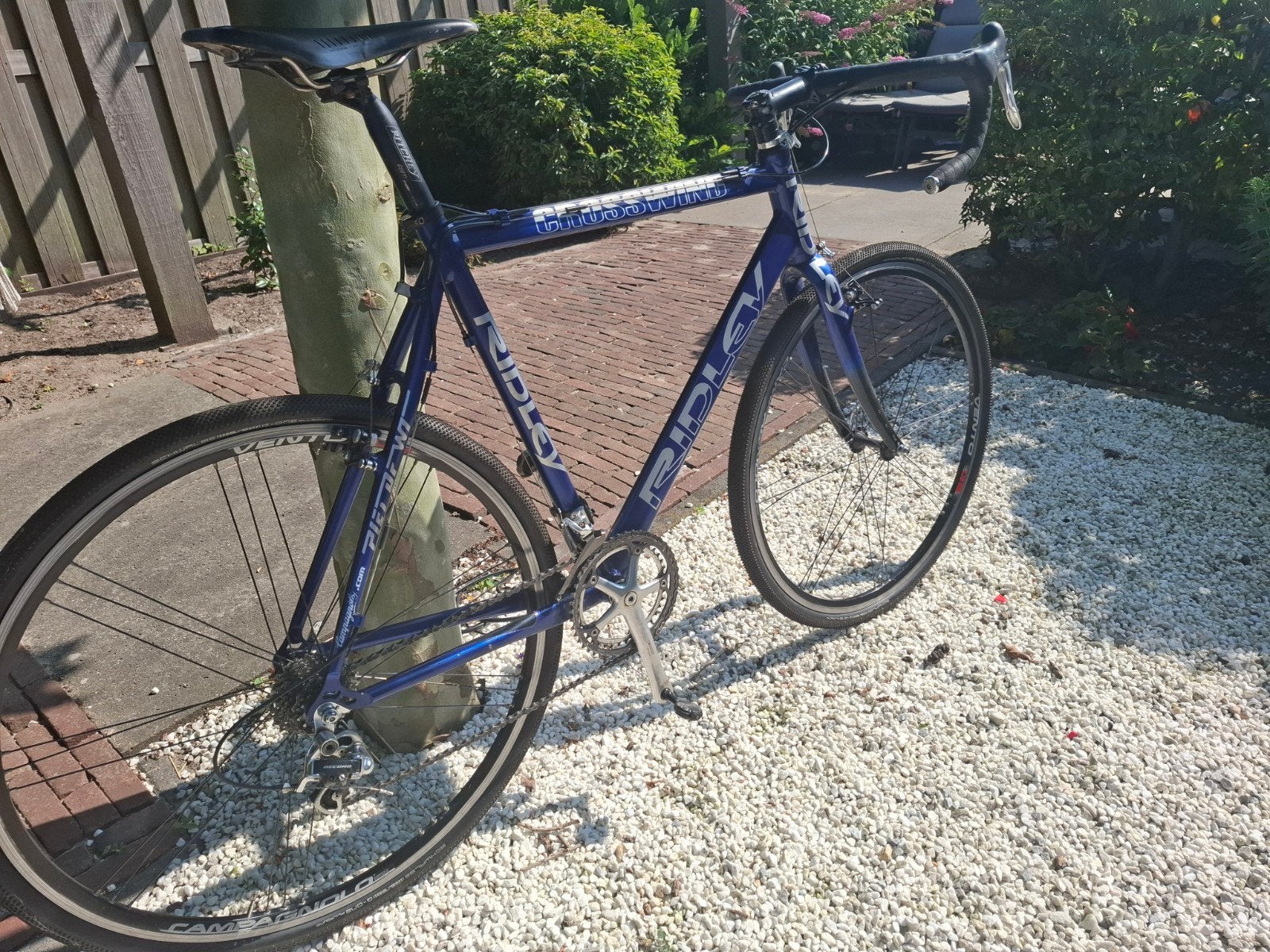 Ridley Crosswind Cyclocrossfiets - Campagnolo Record, Gebruikt, Aluminium, 53 tot 57 cm, Ophalen