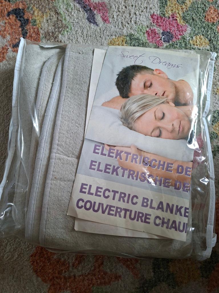 Elektrische Deken - Sweet Dreams, Huis en Inrichting, Gebruikt, Eenpersoons, Beige, Ophalen of Verzenden