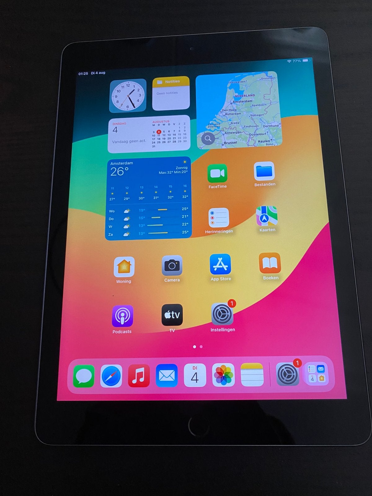 Apple iPad 6e generatie 32GB, Gebruikt, 32 GB, Apple iPad, Wit