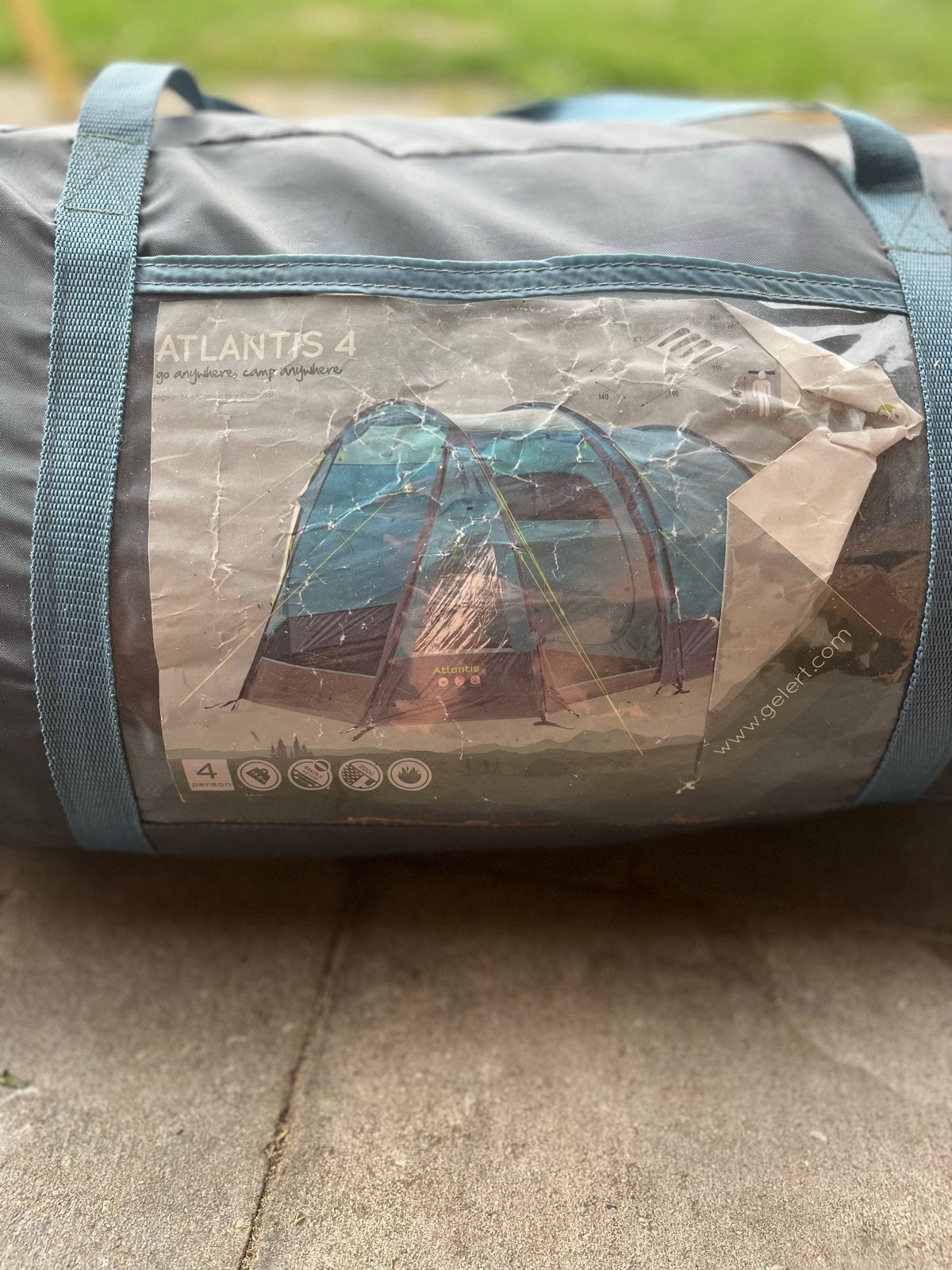 Gelert Atlantis 4 persoons tent - Slechts 1x gebruikt, Ophalen, Gebruikt, Tot en met 4