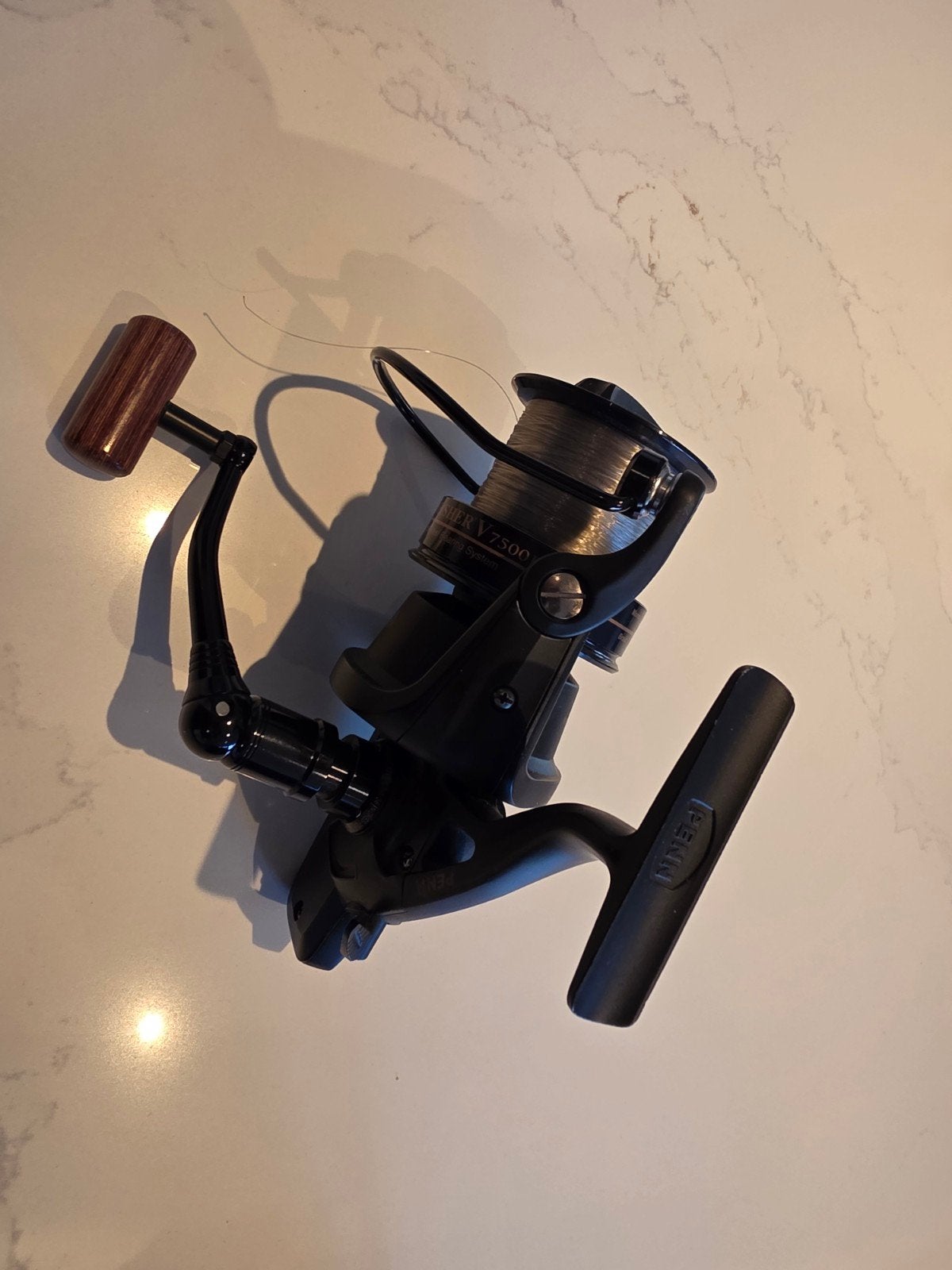 Penn Spinfisher SSV7500CLTD Long cast, Ophalen of Verzenden, Zo goed als nieuw, Molen