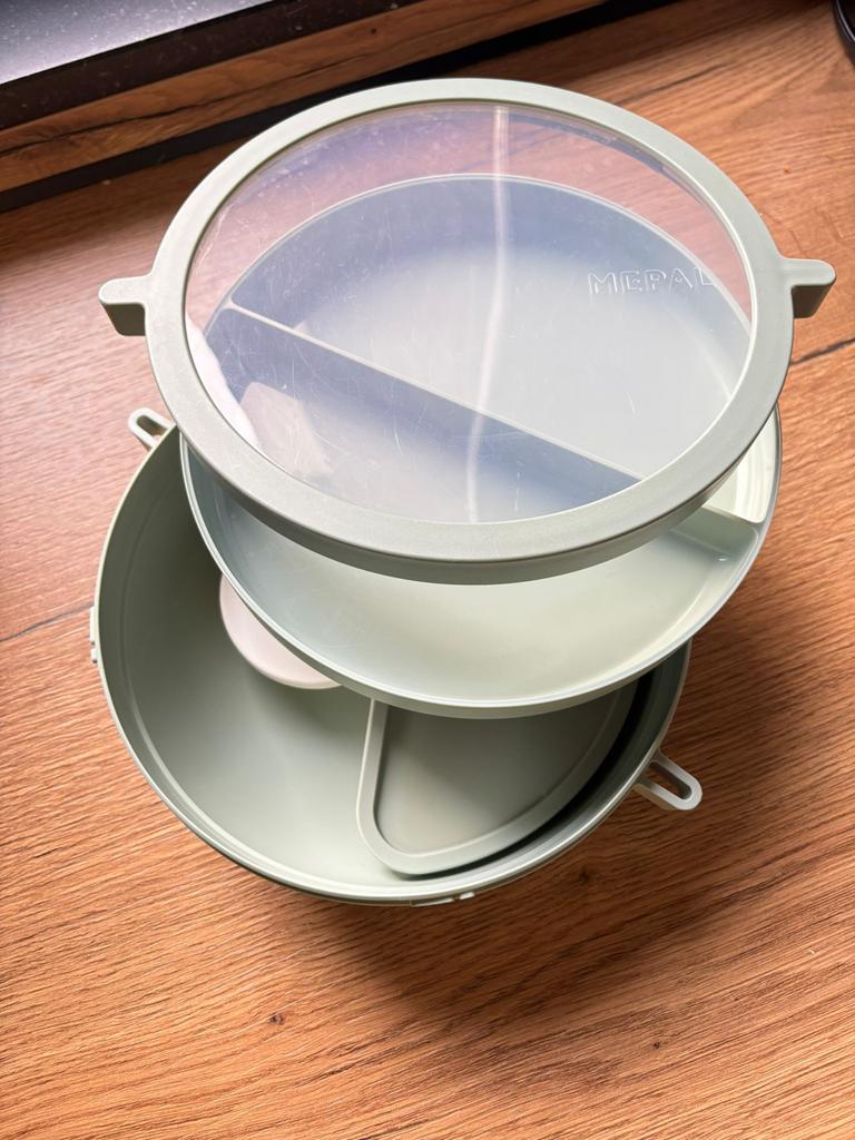 Mepal lunchbowl - Zo goed als nieuw, Kunststof, Ophalen of Verzenden, Zo goed als nieuw, Groen