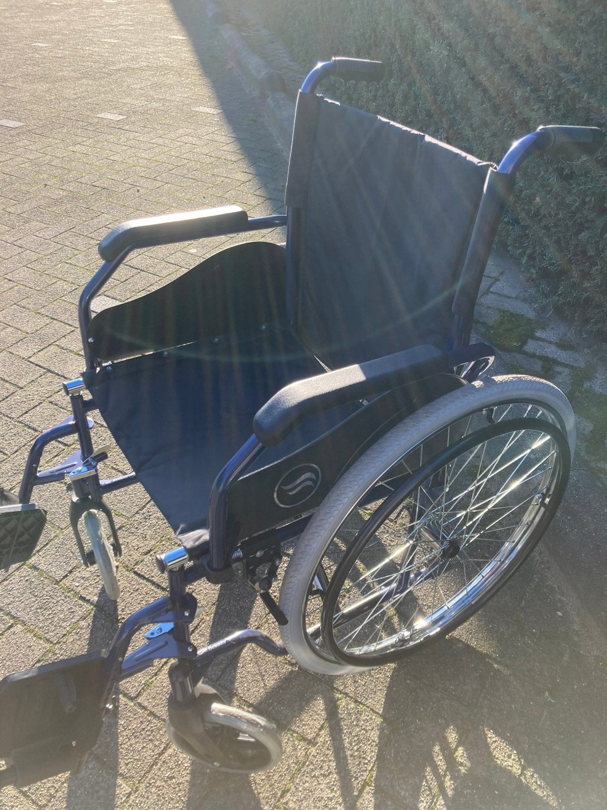 Nw lichtgewicht transport rolstoel, Diversen, Rolstoelen, Ophalen, Nieuw, Duwrolstoel