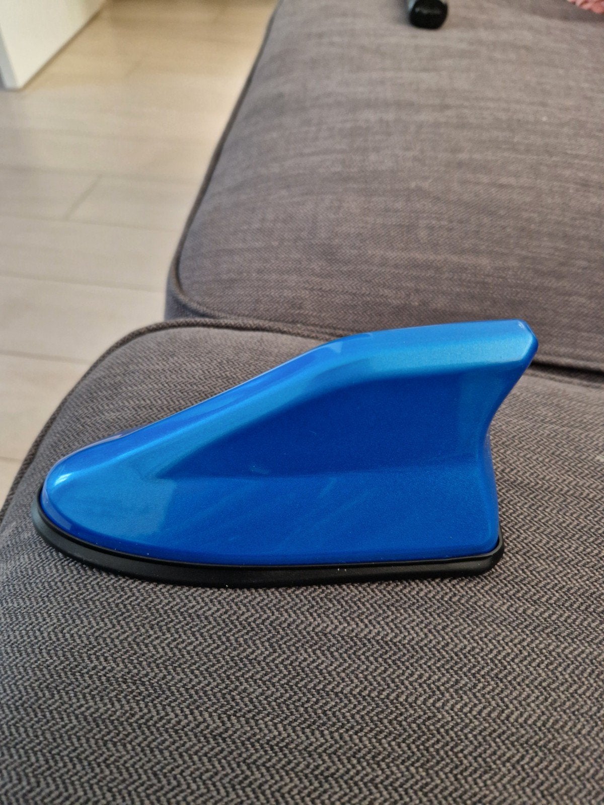 Blauwe haaienvin antenne voor auto, Ophalen of Verzenden