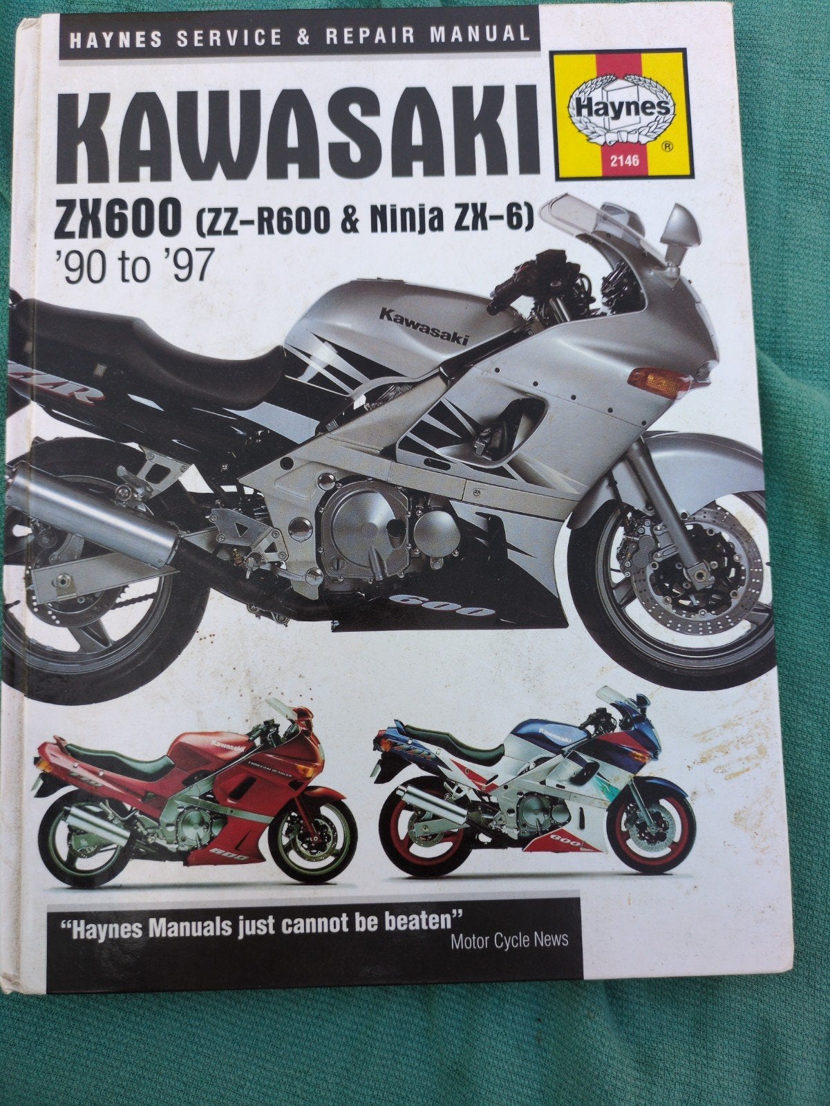 Haynes Werkplaatshandboek Kawasaki ZX600 (90-97), Ophalen of Verzenden