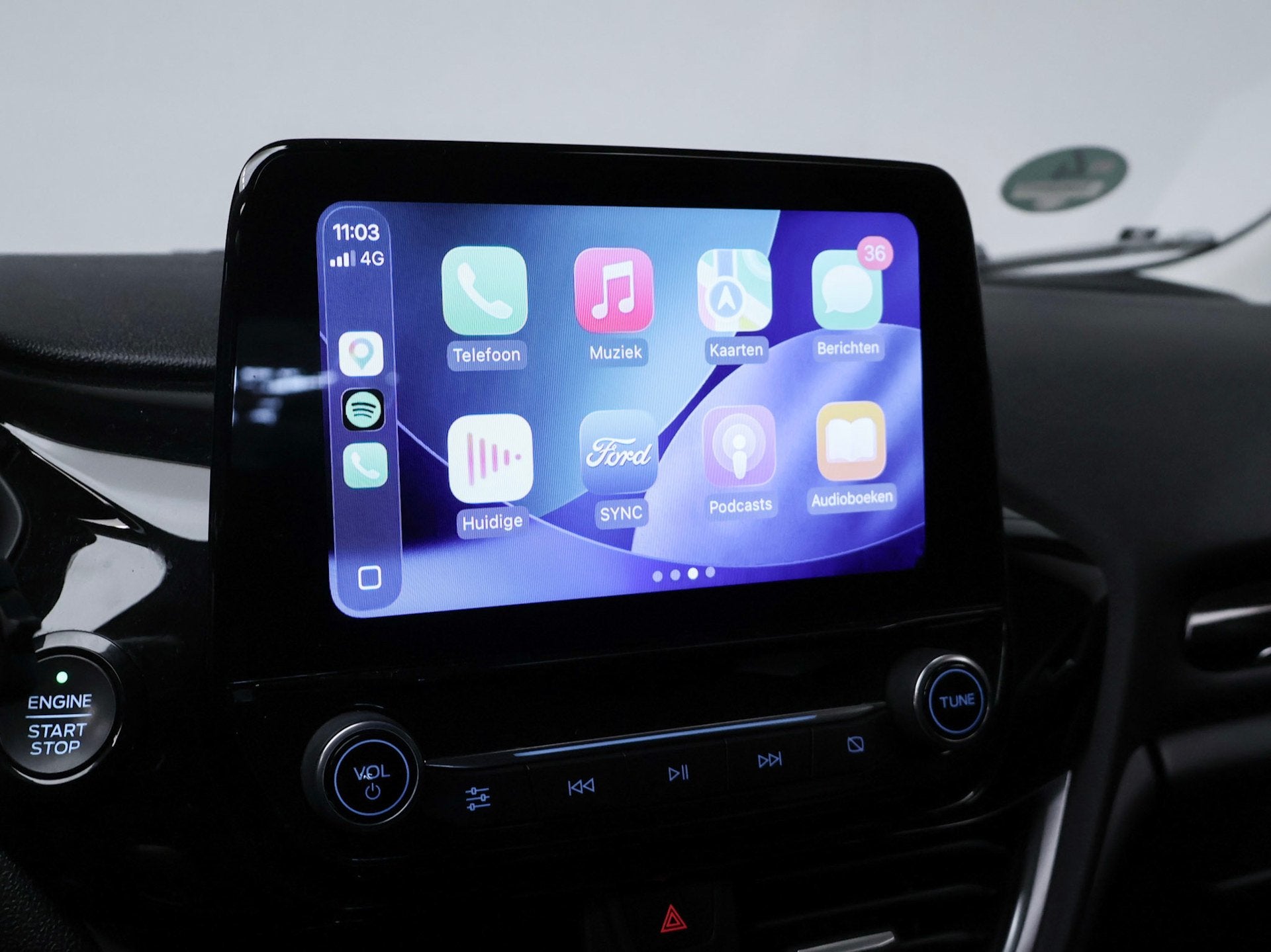 Ford Fiesta 1.0 EcoBoost Titanium Sport (APPLE CARPLAY,NAVI,, Auto's, Ford, Voorwielaandrijving, 1063 kg, Euro 6, 580 kg