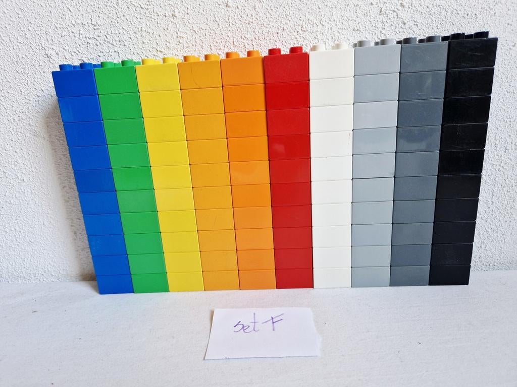 Duplo 100 blokjes met 4 nopjes prijs is per set, Ophalen of Verzenden, Gebruikt, Duplo