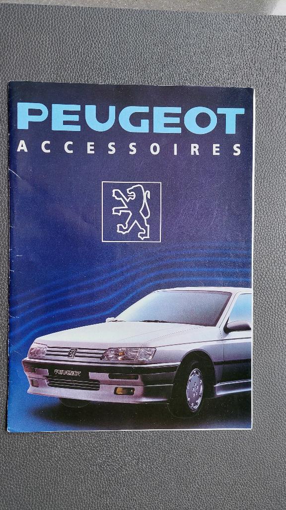 Peugeot Accessoires folder uit 1991, Peugeot Talbot Nederland, Ophalen of Verzenden, Zo goed als nieuw, Peugeot
