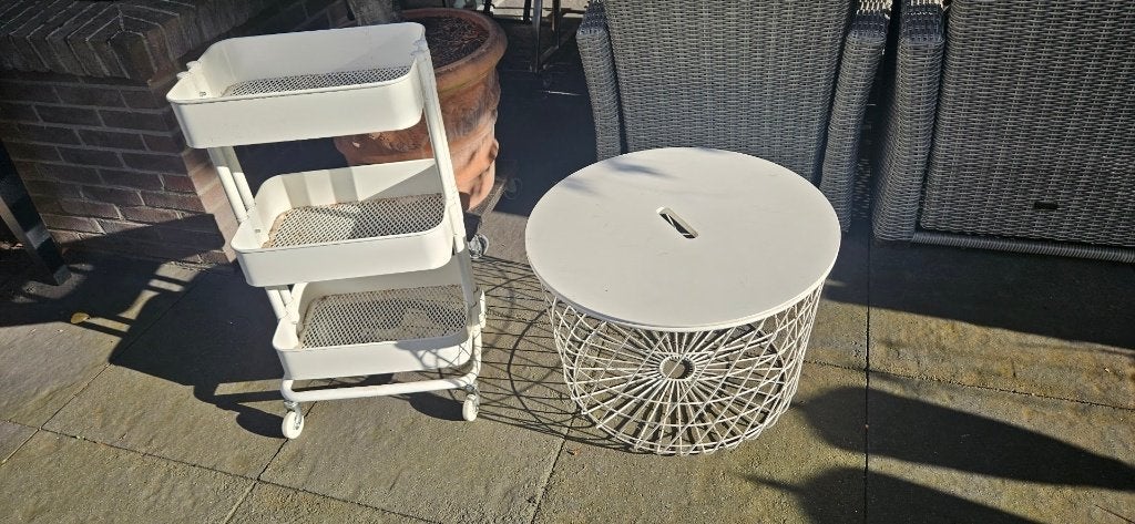 Ikea keukentrolley Räskog en Kvistbro opbergmand / tafel, Ophalen