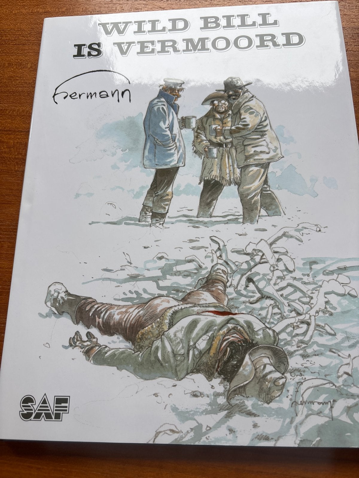 Hermann- Wild Bill is vermoord, Boeken, Eén stripboek, Ophalen of Verzenden, Zo goed als nieuw