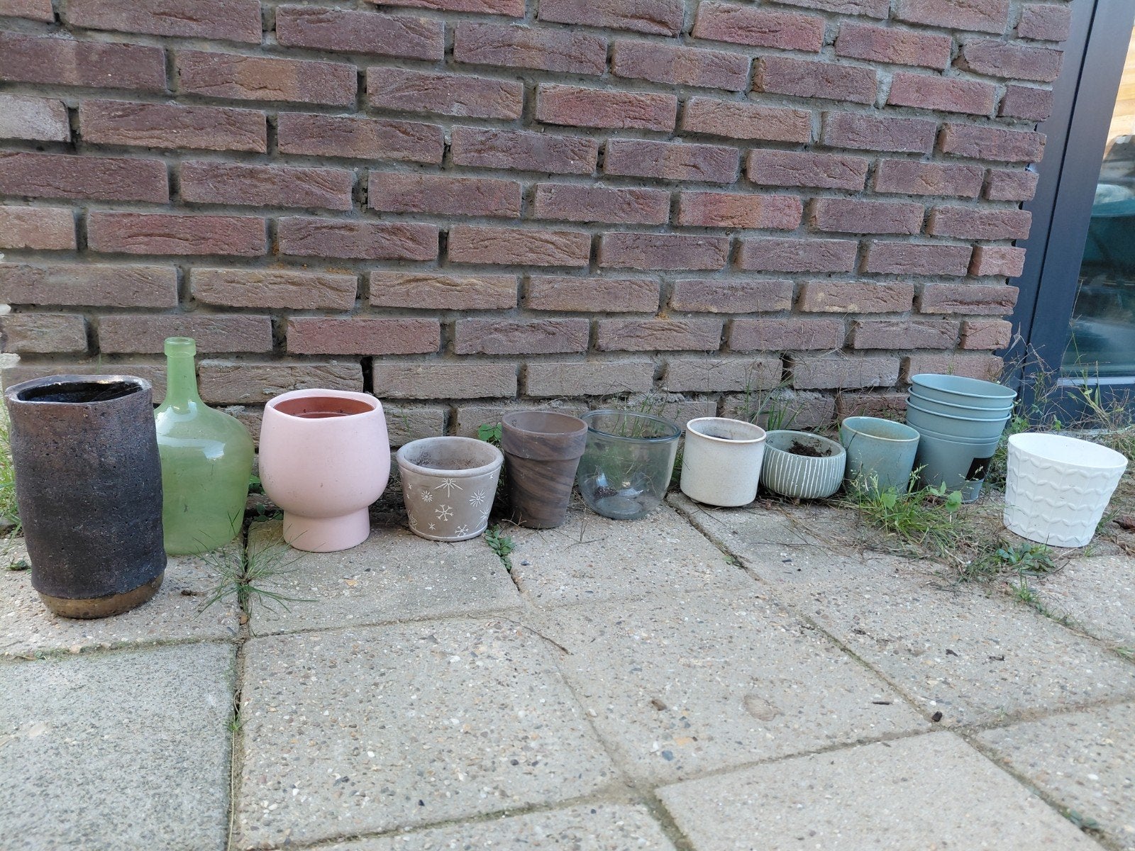 Potjes, Ophalen, Steen, Minder dan 30 cm, Rond