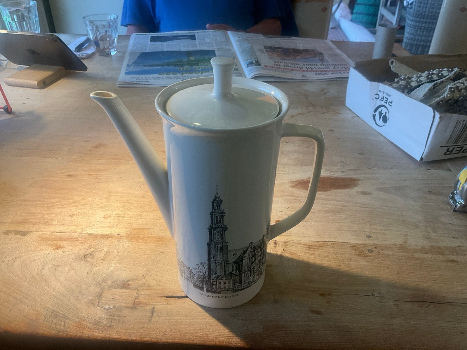 Villeroy & Boch Westerkerk Koffiepot - Vintage, Antiek en Kunst, Ophalen of Verzenden