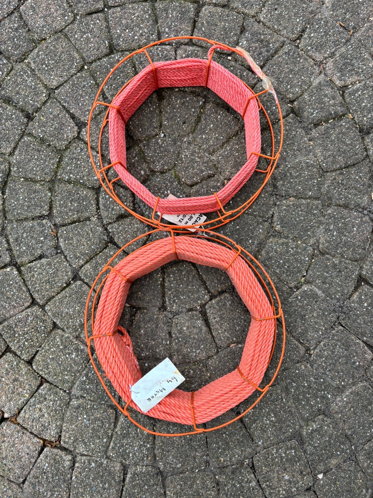 Nylon touw, Ophalen, Nieuw