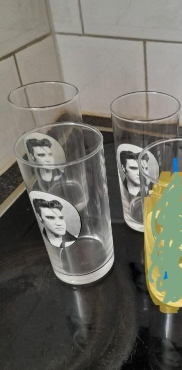 elvis presley glazen, Ophalen of Verzenden, Nieuw, Overige typen