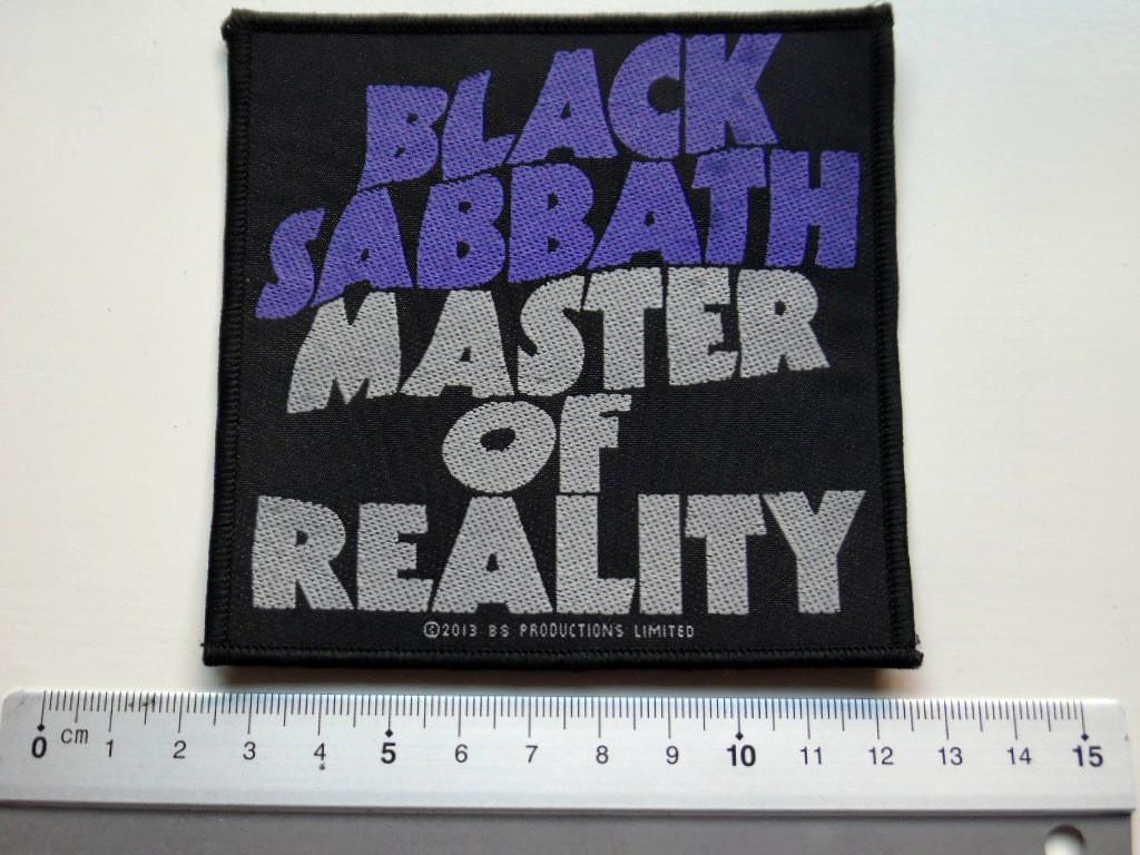 BLACK SABBATH master of reality patch 27 ozzy osbourne, Verzenden, Nieuw, Kleding