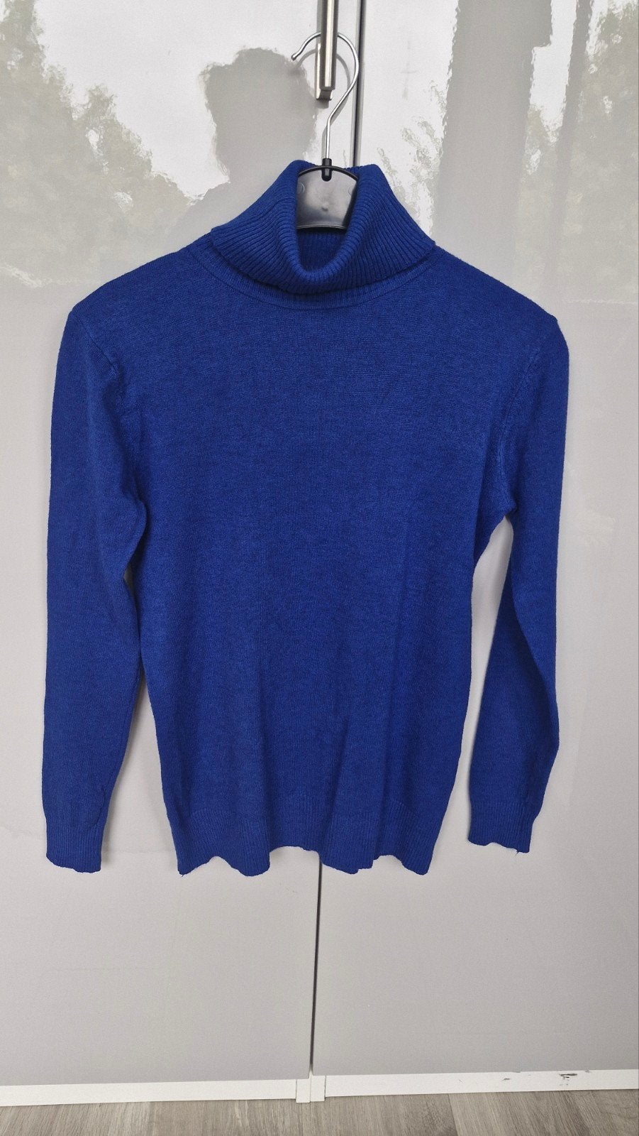 Mooie blauwe coltrui - Maat M, Ophalen of Verzenden, Zo goed als nieuw, Maat 38/40 (M), Blauw