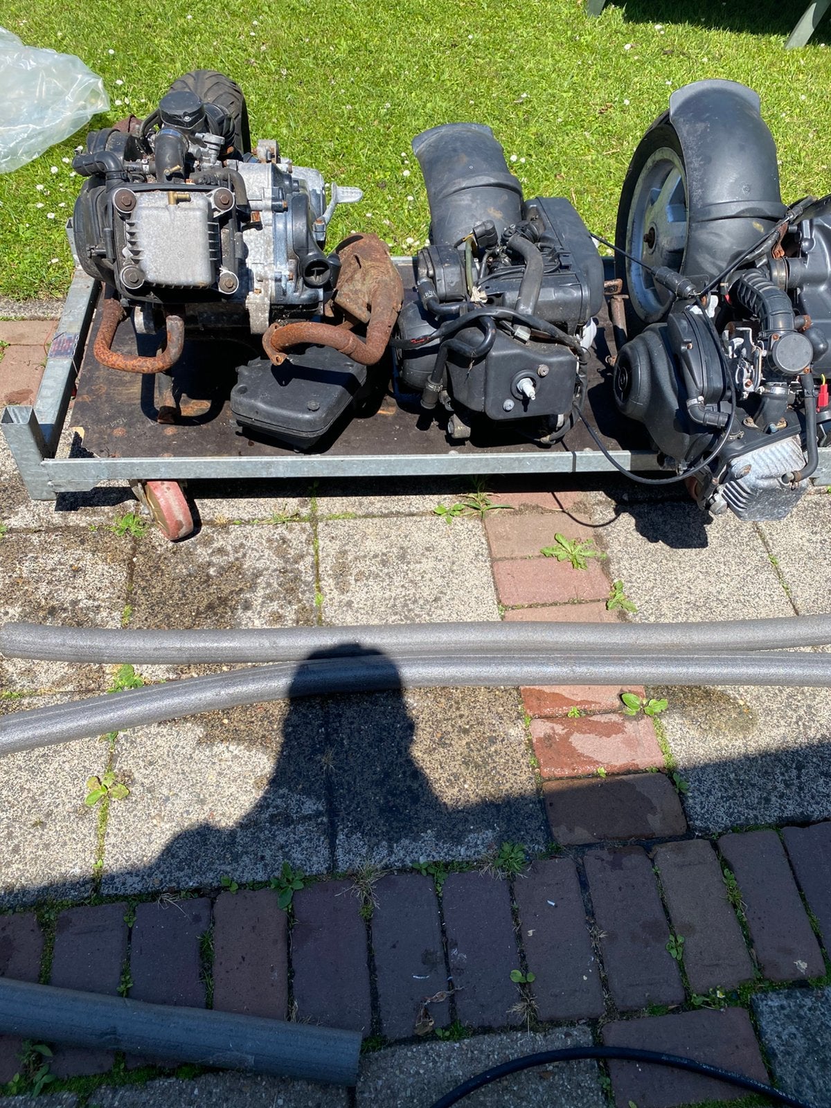Vespa motorblokken 2x 4takt /, Ophalen, Gebruikt, Blok, Vespa
