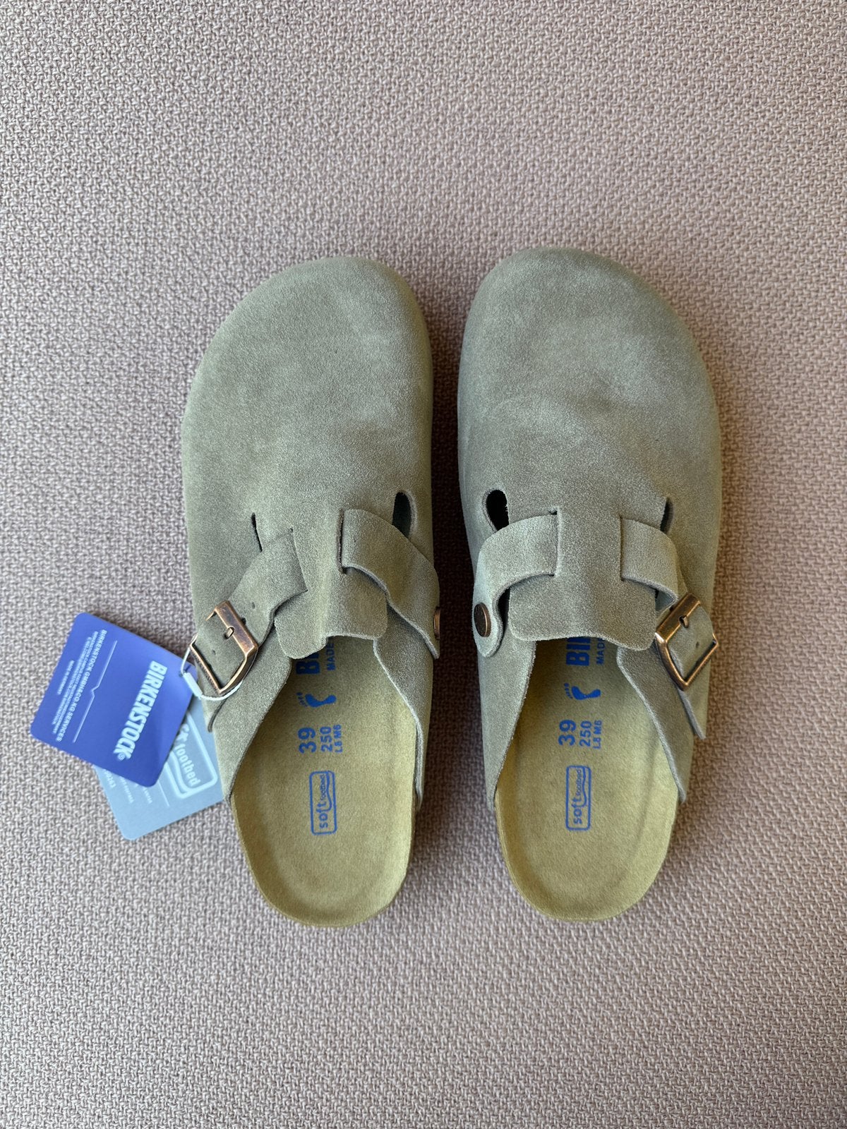 Birkenstock Boston, maat 39, Kleding | Dames, Schoenen, Ophalen of Verzenden, Nieuw, Overige kleuren, Sandalen of Muiltjes