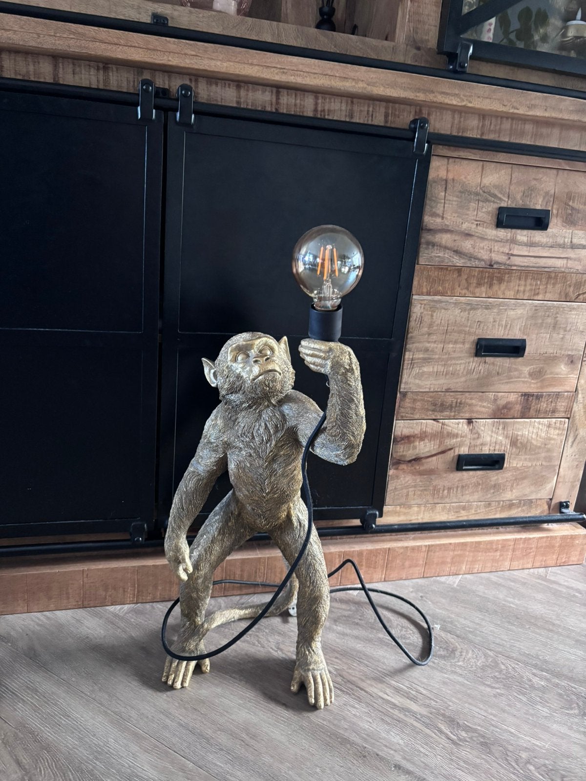 Apen lamp (vloerlamp/tafellamp), Huis en Inrichting, Ophalen of Verzenden, Zo goed als nieuw