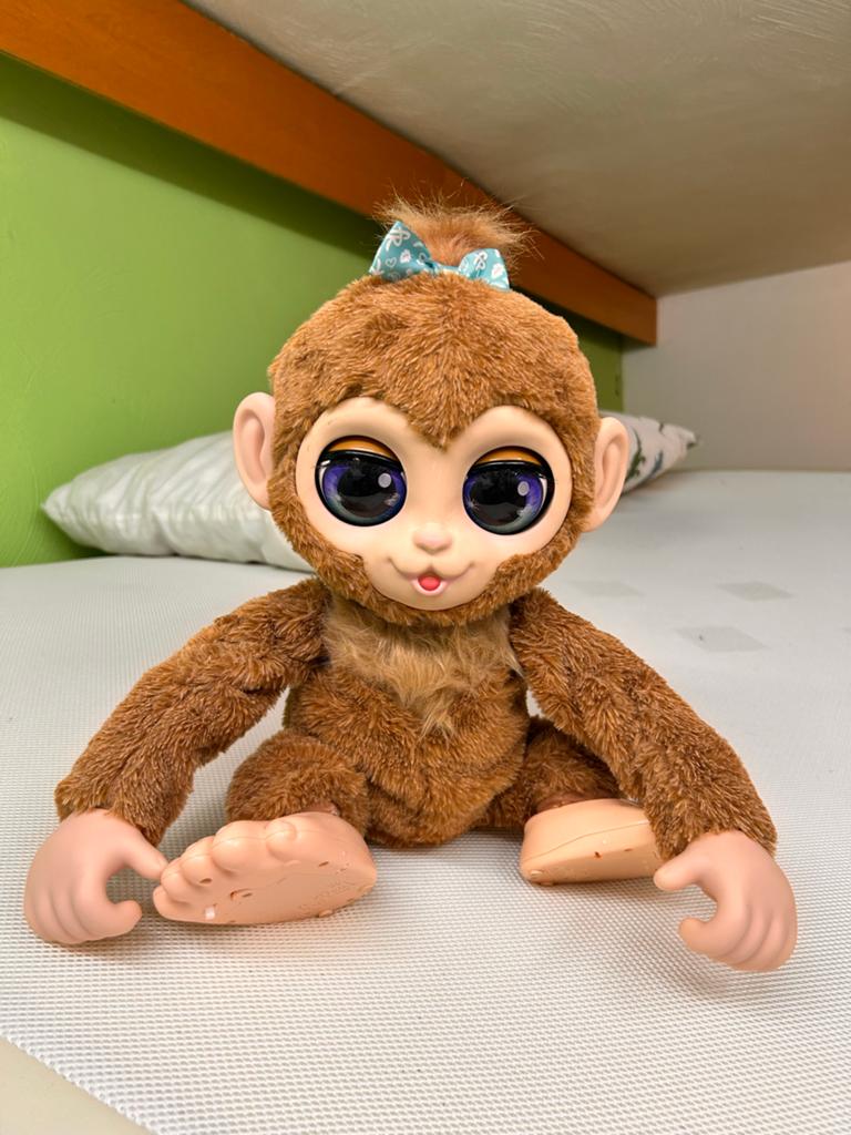 FurReal Hasbro Aapje Knuffel - Zo goed als nieuw, Kinderen en Baby's, Speelgoed | Knuffels en Pluche, Overige merken, Overige karakters