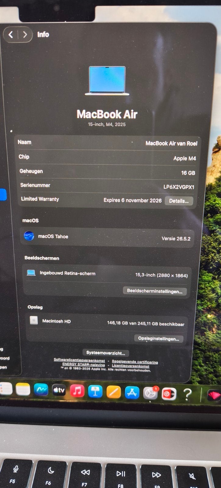 Foto 5 van MacBook Air 15-inch M4 (2025) - Perfecte staat!